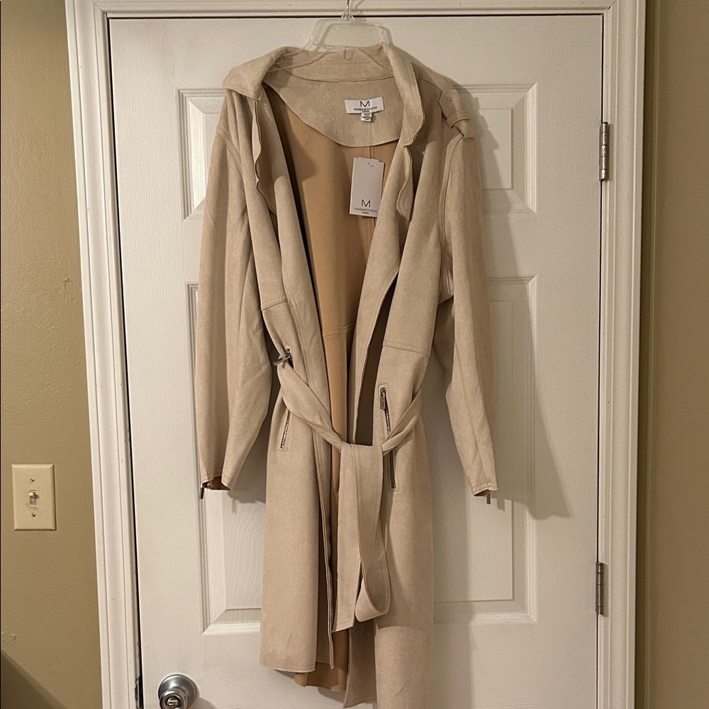 Magaschoni Beige Trench Coat - Picture 9 of 15